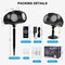 Christmas Projector Lights Outdoor – Dual-Head Snowflake LED Projection Light with RF Remote, Timer, 360° Rotation & IP65 Waterproof for Yard, Garden, Wall, Indoor/Outdoor Holiday Decor